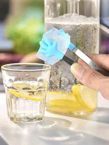 1/3/6个装可爱硅胶小夹子，厨房用品，烤面包冰块夹，适合家庭使用，冰钳，可爱茶会夹子，精美礼品，适合咖啡馆/婚礼/新娘送礼会/乔迁派对/生日派对、夏季、户外、露营（颜色随机） - 彩色 - 查看 2