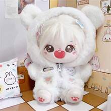 20cm Polar Bear Style Coat, Sold Separately From Doll, Outfit Only - White - View 3