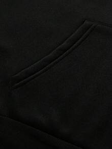 Disney Men's Casual Hoodie, Lightning McQueen 95 Outline Print, Minimalist Racing Style, Relaxed Fit, Ideal For Modern Streetwear & Casual Wear - Black - View 4