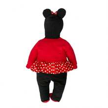 Disney Lightweight Cotton Romper With Hat For Baby - Red - View 4