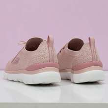 Skechers 女士休闲鞋，女士套脚运动休闲鞋，轻便舒适的运动鞋 150122-ROS - 玫瑰紅 - 查看 5