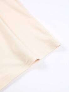 Disney Interstellar Baby Lilo Riding Stitch Printed Loose Short Sleeved T-Shirt Women's Casual Top - 杏色 - 查看 5