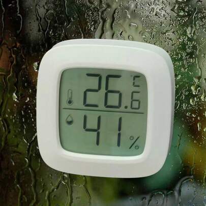 1个磁性/悬挂式/壁挂式爬行动物饲养箱数字温度计