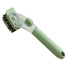 Press To Dispense Refillable Liquid Cleaning Brush Automatic Liquid Dishwashing Brush Dish Washing Scrubber With Soap Dispenser - Multicolor - View 15