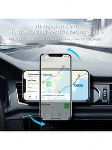 MagSafe车载手机支架 - 出风口安装，磁吸式手机支架，兼容 17、16、15系列、14系列、Pixel 10等。 - 車上磁吸款 - 查看 2