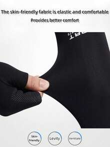 BAMANSHI UPF50+ Sun Protection Arm Sleeves With Gloves | Touchscreen, Anti-Slip, Ice Silk | For Driving, Cycling, Golf, Fishing | Women's Summer Outdoor - Multicolor - View 3