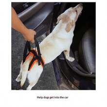 iDestry Adjustable Dog Lift Harness Sling For Dogs Hind Leg Support Soft Lift Rehab For Weak Rear Legs Helps Senior Injured Disabled Dog Helping Pets Walk - Orange - View 10