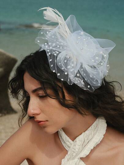 Opalesca 3件式女士頭飾、帽子和蕾絲手套，適合精緻的茶會，2024款優雅的1950年代肯塔基德比帽，新娘婚禮派對髮夾，鳥籠面紗頭帶，1920年代賽馬會頭飾，復古軟呢帽、貝雷帽，50年代女裝，教堂帽，黑色麗塔的女裝麵紗，1940年代女裝，維多利亞