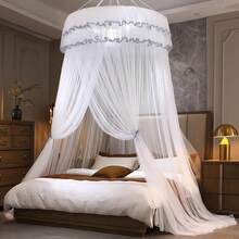ZORBES ®   Mosquitero de Camas, Mosquitero con Funda, 106 * 35.5 Pulgadas, Bed Mosquitera Anti-Insectos para Cúpula Blanco, Suave y Cómodo, Adecuado para Cama Doble, Hamacas Cunas, Hogar - 1 - Ver 2
