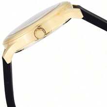 Guess 女士 G-Twist 金色 Logo 黑色硅胶表带日常派对礼品手表 W0911L3 - 黑金 - 查看 5