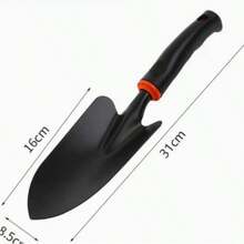 水产养殖必备工具：铁铲、迷你园艺铲、种植工具、蔬菜种植工具、花卉园艺工具、多肉植物种植铲 - 1件 黑色 - 查看 5