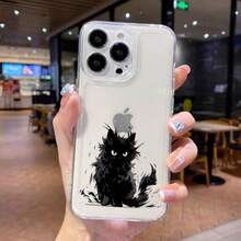 Creative And Modern Space-Themed Phone Case, Compatible With Various Phone Models, With Custom Designs. - Variante Gato Negro 1 - View 3
