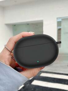 1pc Black Silicone Wireless Bluetooth Earphone Case Suitable For Studio Buds Headphones - Black - View 2