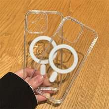Funda magnética acrílica transparente para parejas, compatible con múltiples modelos de teléfono - Perro Pelo Revoltoso1 - Ver 4