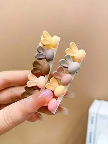 Bộ 20 kẹp tóc hình thỏ dễ thương, lý tưởng để trang trí lễ Phục Sinh, sử dụng hàng ngày và làm quà tặng cho phụ nữ. - Nhiều màu - Xem 8
