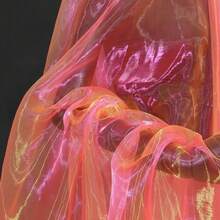 100X150cm Colorful Two-Color Gradient Organza Mesh Fabric For Women Sewing Wedding Dress Home Textiles Patchwork Cloth Materials - A - View 13
