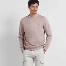 Silbon Moletom esportivo masculino - Coral Rosa - Ver 2