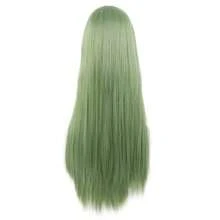 32 Ih/80 Cm Long Straight Anime Costume Cosplay Wig Party Wig Mixed Green - 混合綠 - 查看 3
