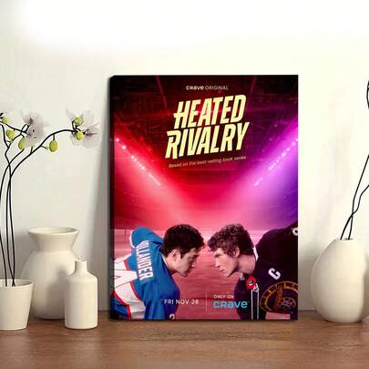 1PC Exclusive Design Art Wall Hanging From "Heated Rivalry" | High-Definition Image Quality Upgrade | The Most Decorative Painting For Drama Fans, A Niche Artistic Atmosphere | A Must-Have Frameless Peripheral For Drama Fans