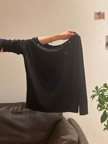 Women Tops - Black - View 3
