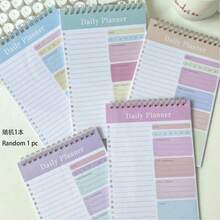 1pc A5 Tear-Off To-Do List Notebook, Daily Planner Diary, High-Performance Planning Notebook, Minimalist Notepad Planning Tool, With Date Planning Pages, Smooth Paper - Multicolor - View 10