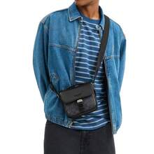 Coach Racer Printed Men's Single Shoulder Crossbody Handbag CBG13QBMI5 - 青銅色五金/炭黑/黑色CBG13QBMI5 - 查看 2