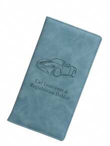 1个汽车保险资料保护盒，高级皮革汽车保险卡、身份证、驾驶证钱包，礼品 - 名片夾 - 查看 14