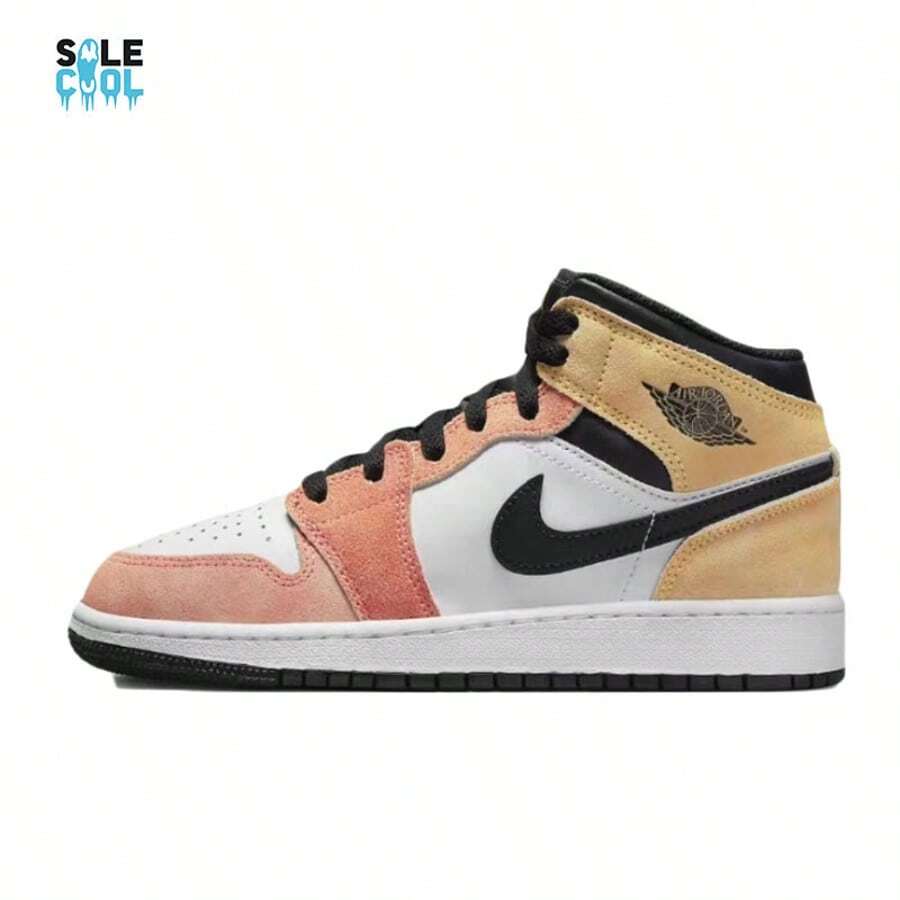 Nike Air Jordan 1 AJ1 GS Mid Flight Club Magic Ember Sundial DX4365-800 - Multicolor - View 1