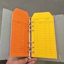 Compact A6 Binder With Dual Clips And Included Budget Envelopes - Perfect For Budgeting, Income Tracking, Savings Challenges | Desktop Organizer To Keep Finances, Receipts And Documents Tidy - Multicolor - View 5