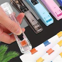 51 piezas de clips de carpeta transparentes minimalistas, clips organizadores multifuncionales para documentos, aperitivos, sellado - Multicolor - Ver 1