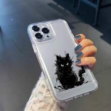 Creative And Modern Space-Themed Phone Case, Compatible With Various Phone Models, With Custom Designs. - Variante Gato Negro 1 - View 4