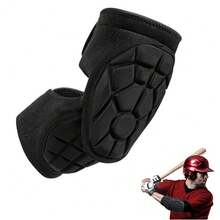 1pc Elbow Pad With Adjustable - Black - View 2