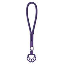 Cat Element Silicone 360° Rotatable Phone Lanyard With Cat Lock Adjustable Anti-Lost Soft Phone Wrist Strap Birthday Gift Spring - Purple - View 2