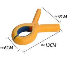 1 Stück schwere, große Kunststoff Winddichte Bettdecken Clips, geeignet für den Außenbereich, Schlafsaal - Bettdecken Befestiger für Decken, Bettüberwürfe, Bettwäsche, in verschiedenen Farben wie Rosenrot, Grün, Gelb und Blau erhältlich. - Übersicht 12