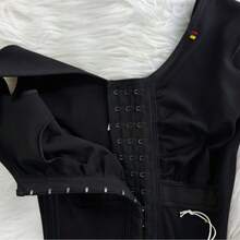 Faja Colombianas Moldeadoras Faja Body Shaper Tummy Control Shapewear For Women Post Surgery Compression Garment - 黑色 - 查看 3