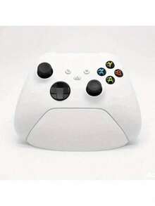 Stylish Minimalist Controller Display Stand - Multifunctional, Sleek White And Black Wireless Gaming Controller Holder, Perfect For Desk Organization - View 4