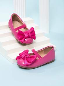 2026 Spring New Girls Fashion Cute Slip-On Casual Flat Shoes - Hot Pink - View 2