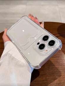 1个透明穿孔2.0mm厚星空闪光防震手机壳，简约设计，兼容 11/12/13/14 Pro Max/XS/XR/11 Pro/11 Pro Max/12 Pro/12 Pro Max/13 Pro/13 Pro Max/7 Plus/14 Pro/14 Pro Max/14 Plus/7 Plus/8 Plus/8/SE2 - 彩色 - 查看 3