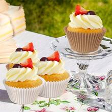 200/400pcs Standard White Cupcake Liners, Unscented Disposable Baking Cups, Suitable For Muffins And Mini Cakes - View 3