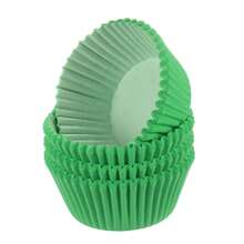 100 piezas de capacillos para cupcakes multicolor, resistentes al aceite y al olor, adecuados para cupcakes, muffins, frutos secos - Ver 5