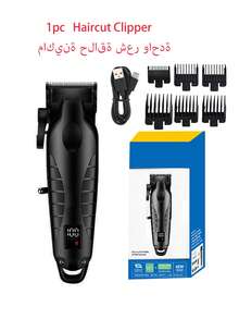 Kemei Tondeuse à cheveux professionnelle pour hommes, machine de coupe de cheveux électrique 2290 pour usage en salon, tondeuse à cheveux électrique 2293, lame en céramique noire de type T en métal pour sculpter, set de toilettage pour hommes, cadeau pour l'anniversaire des hommes, cadeau pour le père - Voir 9