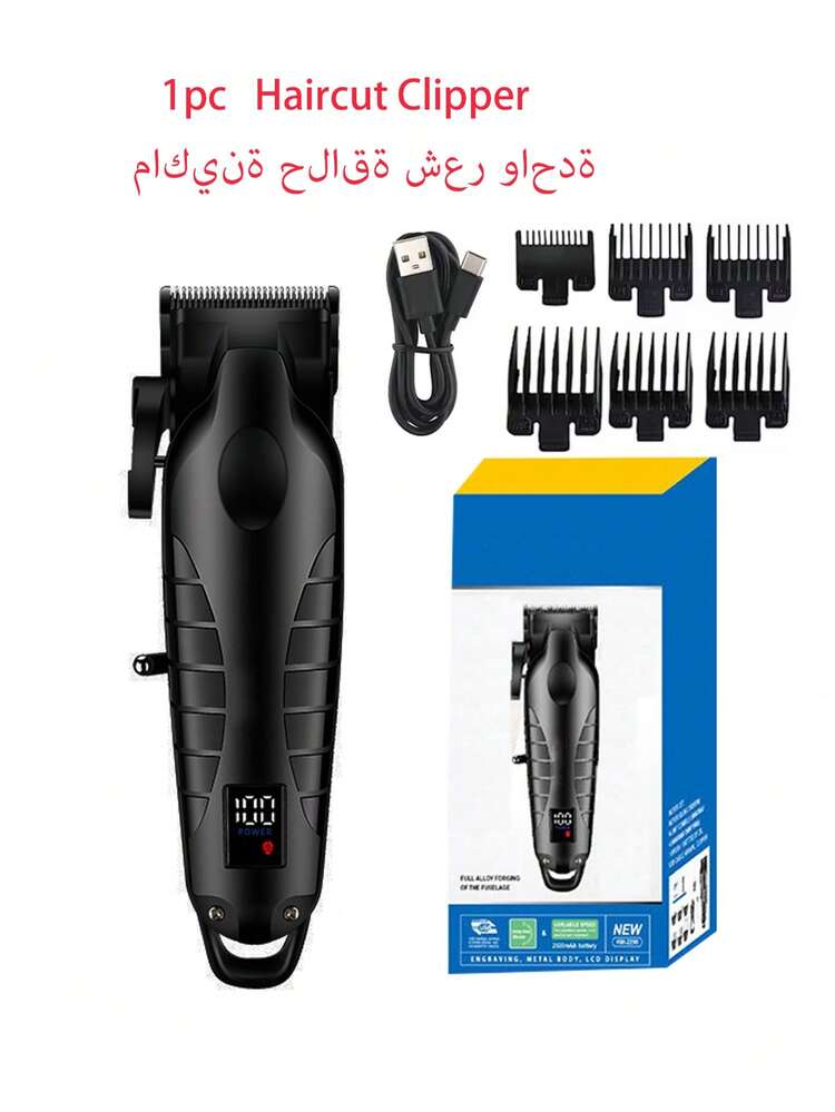Kemei Professional Hair Clipper For Men, Electric Haircutting Machine 2290 For Salon Use, Electric Hair Trimmer 2293, Black Ceramic BLade T-Blade Metal Material Sculpting Clipper, Men's Haircut Grooming Set, Gift For Men Birthday, Father Gift - View 9