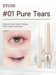 伊蒂之屋水润泪状液体眼线笔 0.32盎司 - 闪亮亮片防水 | 珠光闪耀，防晕染，持久显色 - #01 Pure Tear Glow - 查看 4