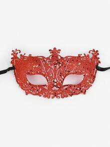 Mặt nạ ren che nửa mặt hình cáo lấp lánh, thích hợp cho tiệc Halloween, lễ hội hóa trang, mặt nạ nhựa hình cáo rỗng màu vàng che nửa mặt, mặt nạ hóa trang vui nhộn, mặt nạ lễ hội Venice, mặt nạ dự tiệc thích hợp cho các lễ kỷ niệm và trang trí Giáng sinh. - Mặt nạ ren - Xem 8