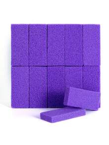 JEARLYU 2/3/5/8/10pcs Foot Pumice Stone Foot Scrubber Foot File PU Foam Pumice Stone Cleaning Pumice Stone File To Remove Calluses And Dead Skin Brush - Purple - View 1
