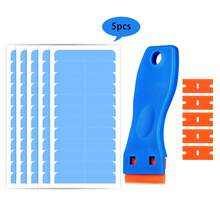 The Blue Double-Sided Tape Comes With A Scraper Inside, And The Invisible And Residue Free Transparent Tape Is Easy To Use For Daily Hair Extensions. - View 13