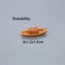 Mini Realistic Floating Boat Model Ornament, Can Be Used In Water, Micro Landscape, Fish Tank, Bonsai Decor, DIY Accessory - Multicolor - View 9