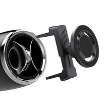 Okrągły uchwyt samochodowy na telefon do kratki nawiewu, odpowiedni do różnych modeli samochodów z okrągłymi kratkami nawiewu, kompatybilny z telefonami i Android, prezent urodzinowy, dla rodziny i przyjaciół, akcesoria samochodowe - Styl B - Zobacz 11