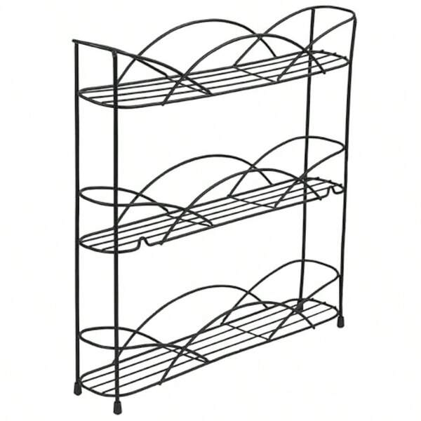 3 Tier Spice Rack Organizer Black Countop Wire Self Spice Rack   Ken Pantry Cabinet Organize Spices Wit Tree Tier Spice Self  Ken Stoe Wit  Mount Oon
