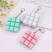 钥匙扣减压手指玩具机械键盘键帽测试器钥匙扣桌面配件手机挂件创意玩具解压玩具 - 彩色 - 查看 3